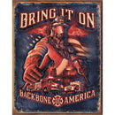 Fire Fighters - Bring It On Metal Sign