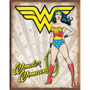 Wonder Woman Heroic Metal Sign
