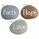 Alpine, Inspirational Word Garden Stones, 3 Styles Sold Individually, 4"