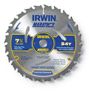 Irwin Marathon 7-1/4 in. D X 5/8 in. Carbide Circular Saw Blade 24 teeth 1 pk, Pack of 10
