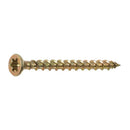 FastenMaster PAMFast No. 8 X 1-3/4 in. L Star Yellow Zinc Coarse Collated Subfloor Screws 1000 pk