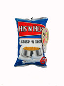 Spot, Fun Food His n' Hers Chips Plush Dog Toy, 8"