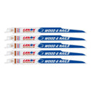 Lenox LUMBERWOLF 9 in. Bi-Metal Reciprocating Saw Blade 6 TPI 5 pk