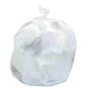Boardwalk High-Density Can Liners, 56 Gal, 19 Microns, 43" X 47", Natural, 150/Carton - BWK434722