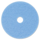 3M Hi-Performance Burnish Pad 3050, 20" Diameter, Sky Blue, 5/Carton - MMM59825