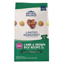 Natural Balance Limited Ingredient Lamb & Brown Rice Dry Dog Food, 4 lb