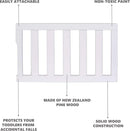 Convertible Crib Toddler Guard Rail - White