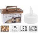 Koopman, Tealight LED W/Timer, 24PC
