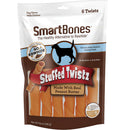 SmartBones, Stuffed Twistz with Peanut Butter, 6 pk