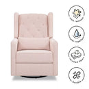 Everly Recliner - Performance Pale Blush Pink Eco-Weave (Floor Model)