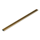 Unger Golden Clip Brass Channel W/Black Rubber Blade & Clip, 18In, Straight - UNGGC450