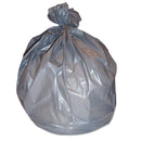 Boardwalk Low-Density Waste Can Liners, 60 Gal, 1.1 Mil, 38" X 58", Gray, 100/Carton - BWK3858SEH