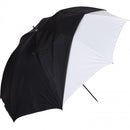 Westcott 32" Optical White Satin with Removable Black Cover Umbrella
