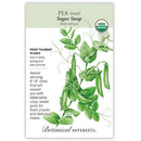 Botanical Interests, Pea Snap, Sugar Daddy Organic