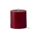 Tag Candles, Pillar Candle 3X3, Cranberry