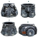 Alpine, Denim Gear Planter, Assorted & Sold Separately