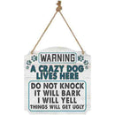 Carson, Crazy Dogs Metal Sign