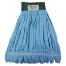 Boardwalk Microfiber Looped-End Wet Mop Heads, Medium, Blue, 12/Carton, 12/Carton - BWKMWTMBCT