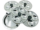 TABAKH Stainless Steel Cooker w/ 4-Rack Idli Stand & Multi Purpose Steamer Plate, Makes 16 Idlis (Induction Friendly)