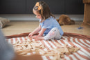 Stripes Brown Toy Storage Bag