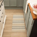 20" x 40" Low Profile Charmed Manor Patterned Polyurethane Kitchen Mat