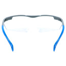 General Electric 01 Series Impact-Resistant Safety Glasses Clear Lens Blue Frame 1 pk