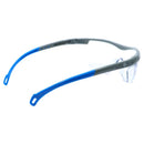 General Electric 01 Series Impact-Resistant Safety Glasses Clear Lens Blue Frame 1 pk