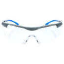 General Electric 01 Series Anti-Fog Impact-Resistant Safety Glasses Clear Lens Blue Frame 1 pk