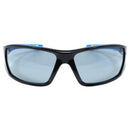 General Electric 04 Series Anti-Fog Impact-Resistant Safety Glasses Smoke Lens Black/Blue Frame 1 pk