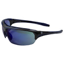 General Electric 09 Series Anti-Fog Impact-Resistant Safety Glasses Blue Mirror Lens Black/Blue Fram