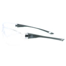 General Electric 03 Series Impact-Resistant Safety Glasses Clear Lens Gray Frame 1 pk
