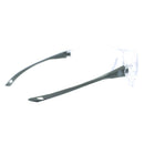 General Electric 03 Series Impact-Resistant Safety Glasses Clear Lens Gray Frame 1 pk