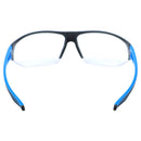 General Electric 06 Series Anti-Fog Impact-Resistant Safety Glasses Clear Lens Black/Blue Frame 1 pk