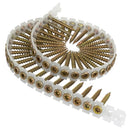 Senco No. 8 X 1 1/2 in. L Rex Yellow Zinc Twin Thread Wood Screws 1000 pk