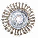 Norton Clipper 4 in. Knotted Wire Wheel Brush Stainless Steel 12500 rpm 1 pc