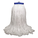 Boardwalk Mop Head, Economical Lie-Flat Head, Rayon Fiber, 32-Oz., White, 12/Carton - BWK732R