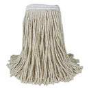 Boardwalk Banded Cotton Mop Heads, 24Oz, White, 12/Carton - BWKCM20024