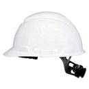 3M SecureFit 4-Point Ratchet Cap Style Hard Hat White