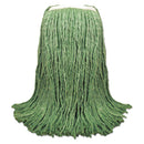 Boardwalk Cut-End Yarn Mop Head, Green, 1 1/4" Headband, 12/Carton - BWK8024G