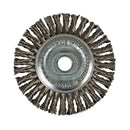 Gator 4 in. Fine Knotted/Twisted Wire Wheel Brass Coated Steel 12500 rpm 1 pc