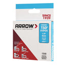 Arrow T50 3/8 in. W X 1/4 in. L 18 Ga. Flat Crown Heavy Duty Staples 1250 pk, Pack of 4