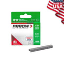Arrow JT21 7/16 in. W X 5/16 in. L 23 Ga. Wide Crown Light Duty Staples 1000 pk, Pack of 5