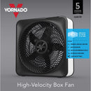 Vornado Model 80 20.2 in. H 5 speed Box Fan
