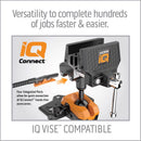 Work IQ Connect - Hands Free Die Cast Aluminum Action Vise