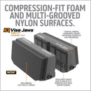 Work IQ Vise Jaws - Sure Fit Die Cast Aluminum Vise