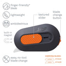 Slice Sliding Mini Cutter Black 1 pc