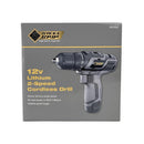 Steel Grip 12V 3/8 in. Brushed Cordless Compact Drill Kit (Battery)