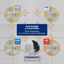 QEP Lash 2.61 in. H X 1.11 in. W X 1.59 in. L Plastic Tile Leveling Clips 100 pc