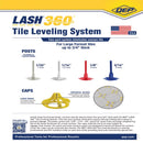 QEP Lash 4.7 in. H Plastic Tile Leveling Cap 100 pc