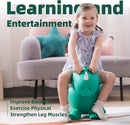 Dino Animal Hopper Inflatable Bouncing Toy - Green